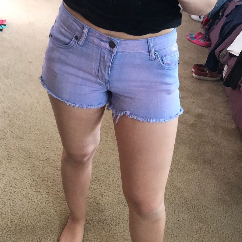 Purple shorts